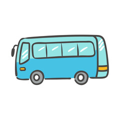 tour bus icon, tour bus vector illustration-simple illustration of tour bus, perfect for tour bus logos and icons