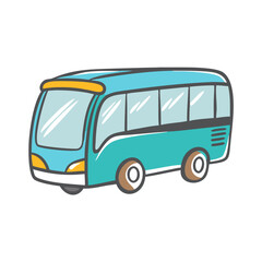 tour bus icon, tour bus vector illustration-simple illustration of tour bus, perfect for tour bus logos and icons
