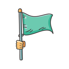 tour guide flag icon, tour guide flag vector illustration-simple illustration of tour guide flag, perfect for tour guide flag logos and icons