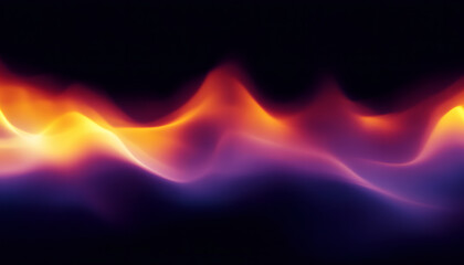 thermal flame abstract in infrared color palette with black background vivid heat visualization for science presentations, energy themes, and AI design