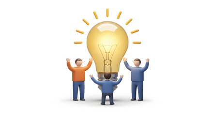Teamwork, Innovation, and the Bright Idea Collaboration for Success