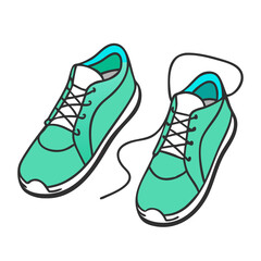 walking shoes with laces icon, walking shoes with laces vector illustration-simple illustration of walking shoes with laces, perfect for walking shoes with laces logos and icons