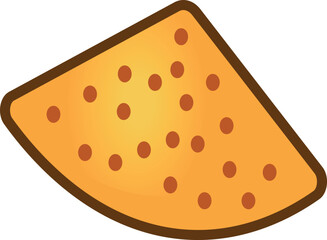 Tortilla chips, mexican food, latin food, clipart, illustration, for designers