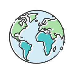world map icon, world map vector illustration-simple illustration of world map, perfect for world map logos and icons