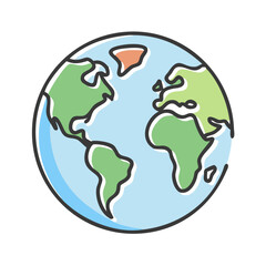 world map icon, world map vector illustration-simple illustration of world map, perfect for world map logos and icons