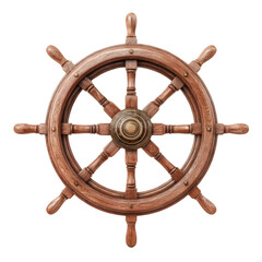 Wooden Ship Wheel Nautical Decor Vintage Maritime