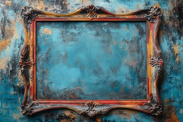 Grunge texture background, frame vintage effect. Royalty high-quality free stock photo image of abstract old frame grunge texture, distressed overlay texture. Useful as background for