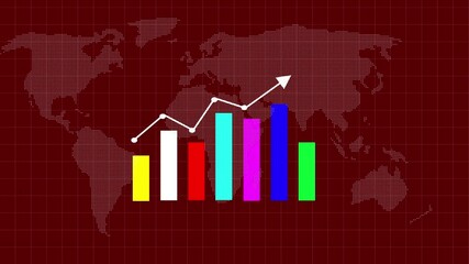  business and technology concept for seo, content, website, social media, sales and online advertising business graph chart & business growth animation.  - Powered by Adobe