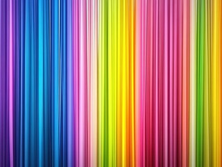 Obraz premium Vertical Stripes in Rainbow Colors
