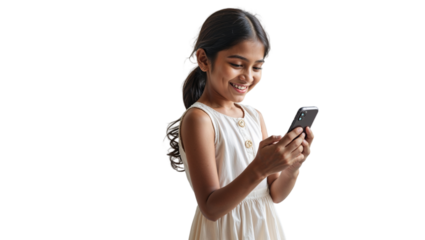 Gadget Portrait: Modern Communication Device In Use