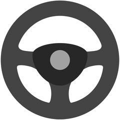 자동차 부품 기계 요소 핸들 운전대 일러스트