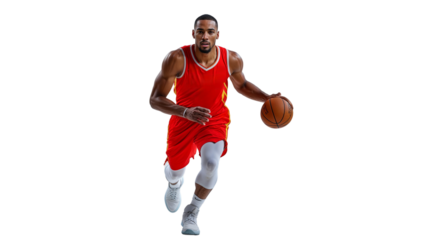 Player In Sports Uniform On The Court