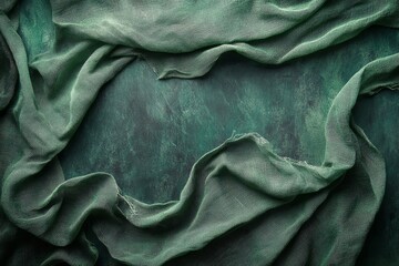muslin background dark green. Photo background