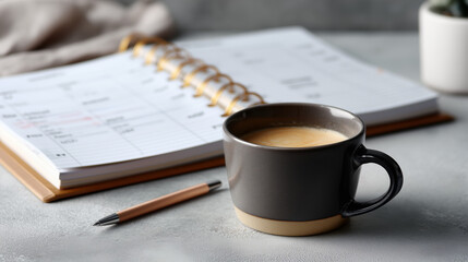 coffee and newspaper