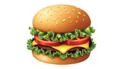 Delicious Burger vector file for restaurant 