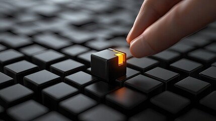 Change Management Concept: Digital Transformation & Corporate Organizational Shift Decisions.