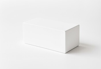Naklejka premium A white box sitting on top of a table.