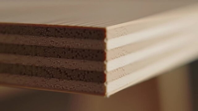 Abstract Layers Revealing Unique Construction And Material Composition