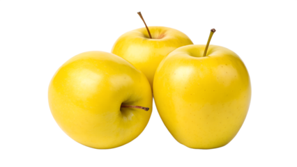Group of yellow apples