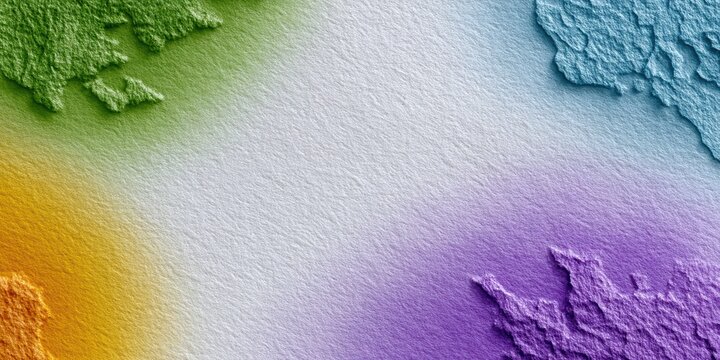 school-themed watercolor art, postcard with blended school motifs in watercolor style central area softly faded for text ideal for personalized messages