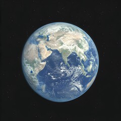 Obraz premium Stunning Detailed View of Planet Earth from Space