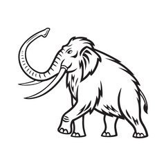 Fototapeta premium american mammoth jackstock vector
