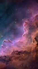 Breathtaking Nebula with Vibrant Colors, Stars, and Cosmic Dust in the Expansive Universe Capturing the Beauty of Interstellar Space