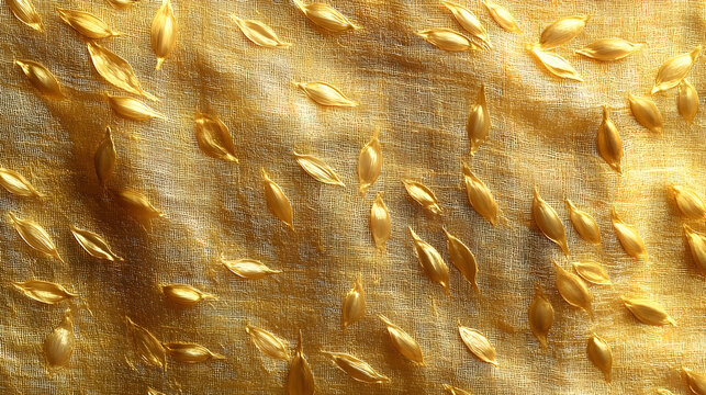 Comino, Cumin cumin seeds elegantly scattered, warm linen-toned background