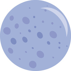 Moon vector illustration 