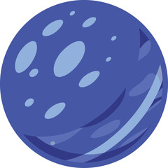 Fototapeta premium Planet Mercury vector illustration.