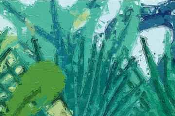 Various oil paintings, flowers, swallows, swans, landscapes, roses, peonies, flowers, birds, horses, galloping tigers, tropical leaves