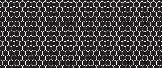 Abstract Hexagon Geometric Pattern Background