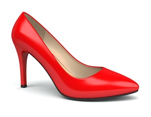 Elegant Red High Heels Stilettos Womens Fashion Footwear