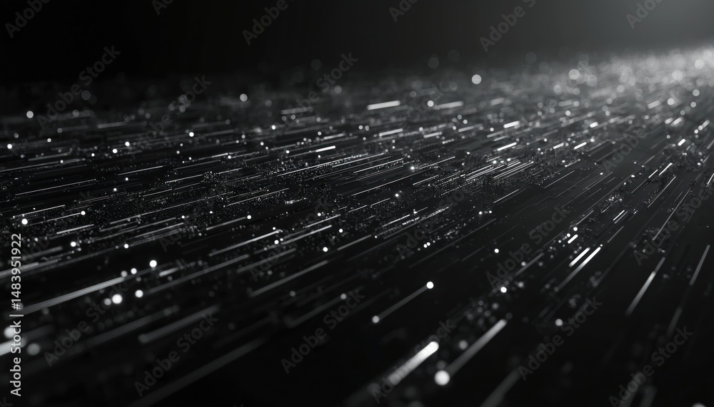 Poster abstract digital background tech design. tech lines data flow. futuristic tech network concept. cybe