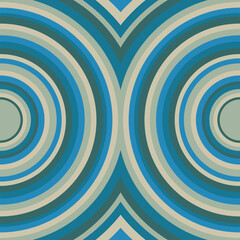 Circle geometric art utilizing a 5-vibrant color gradient can be eye-catching and visually striking. It can indeed be used for backgrounds, wallpapers, sculptures, and more.