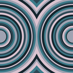 Circle geometric art utilizing a 5-vibrant color gradient can be eye-catching and visually striking. It can indeed be used for backgrounds, wallpapers, sculptures, and more.
