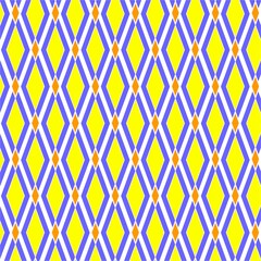 Repeat shapes pattern featuring four colors can be used as background, wallpaper, decoration, and more.