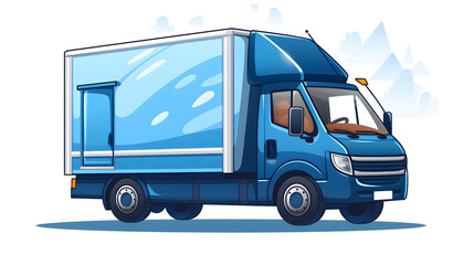 Professional Delivery Man on Scooter Cartoon Vector Illustration for Marketing Materials