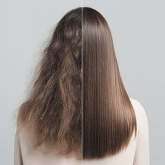 long hair of a woman