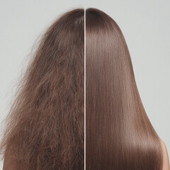 woman with long hair