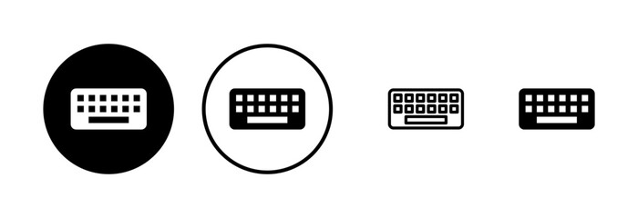 Keyboard icon logo design. keyboard sign and symbol