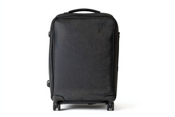 Sleek black carry-on suitcase, perfect for short trips. Durable and stylish design.