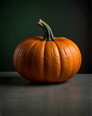 Vibrant Orange Pumpkin with Rich Texture