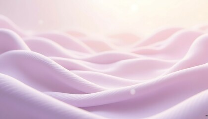 Fototapeta premium Gentle Waves Soft Pink Fabric Texture Waving Pattern