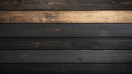 Dark and Light Brown Wooden Planks Background Texture