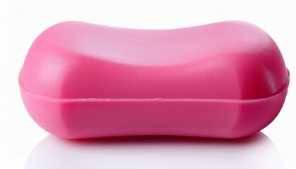 pink soap on white