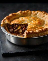 Flaky Tourtière with Rich Beef Filling