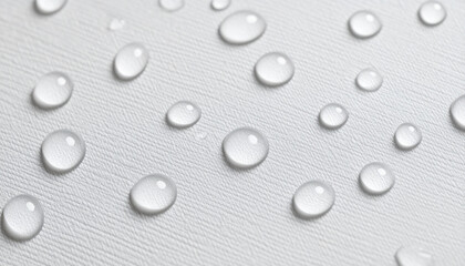 soft fabric repelling water drops .Background concepr. Generated Image