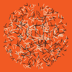 probiotics under microscope, simple design template