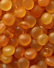 Vitamin C Gummies with Orange Hue